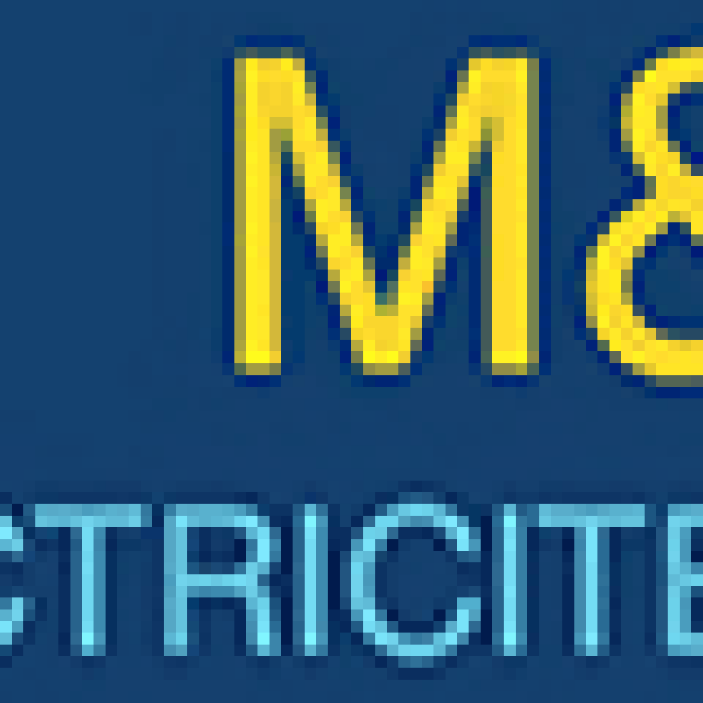 logo m&m electricite bayeux caen normandie electricien